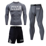 Men Sport Thermal Underwear Sports Compression Underwear Gym Training Tights Quick-Drying Wicking Clothing S-4XL