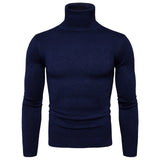 FAVOCENT Winter Warm Turtleneck Sweater Men Fashion Solid Knitted Mens Sweaters 2018 Casual Male Double Collar Slim Fit Pullover